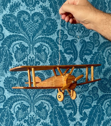 Vintage hand built matchstick - vintage,
