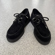 Steel ground shoes black - shoes, suede