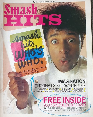 Smash hits magazine - june, 9th