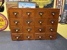 16 Drawers  Vintage Tabletop