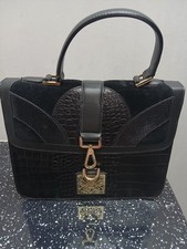 Biba Black Leather Suede