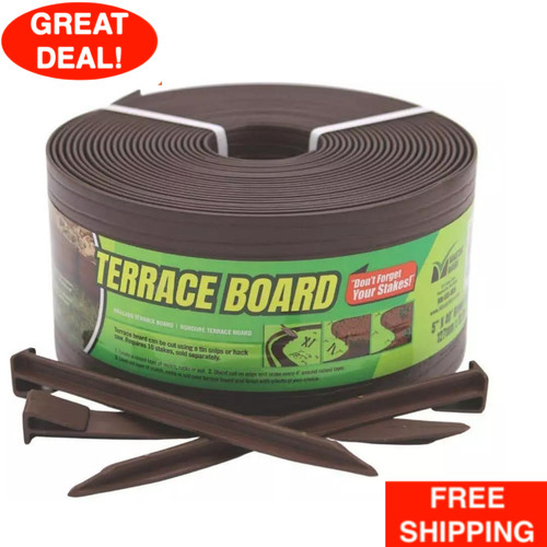 Brown landscape lawn - brown, edging