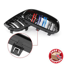 Gloss Black M-Color Grille For 2003-2009 BMW E60 E61 5-Series M Look Front Grill