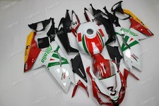 For 06-11 Aprilia RS125 White Red Green ABS Injection Mold Bodywork Fairing Kit