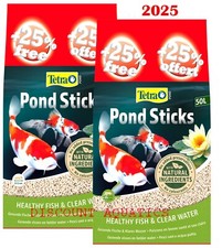 Pond Fish Food Sticks Tetra 40L + 25% Extra Free Floating 50L Total Koi Goldfish