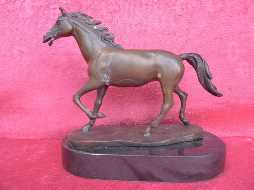 Old metal figure horse - figure, (likely