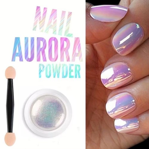 Aurora nail powder mirror - nail,