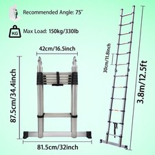 3.8M 5M Telescopic Ladder