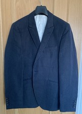 Pretty Green Sample Pinstripe Blazer, Rare, Size M, Liam Gallagher