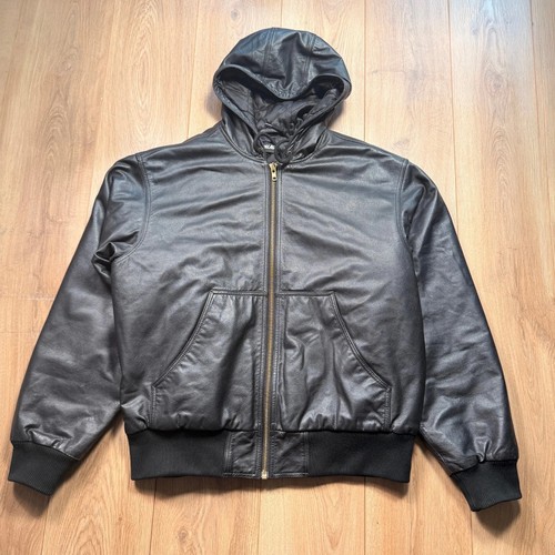 Palace leather bossy jacket - leather,