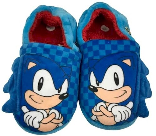 Sonic the hedgehog slippers - sonic,