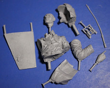 1/10 German Kampfgruppe Officer Russia 1943 'Ostwind' Resin Model Bust