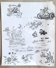 Vtg Sci Fi Concept Sketch