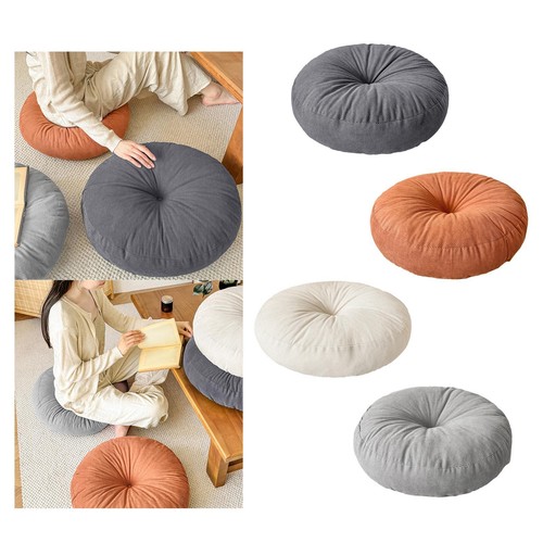 Round floor pillow meditation - floor,