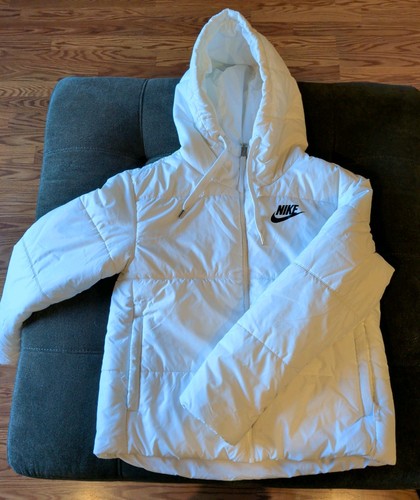 Nike white reversible puffer - white,