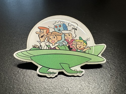Jetsons flying saucer enamel - jetsons,