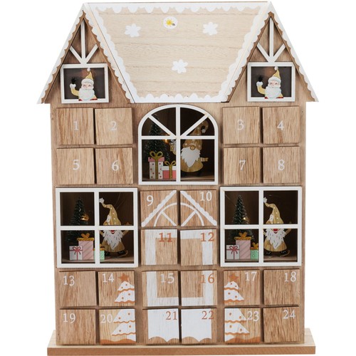 Wooden house advent - house,