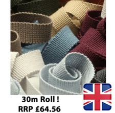 30 Metre 100% Wool Knit 30m Binder Tape 13x13mm FOLD OVER Ribbon Sewing Craft