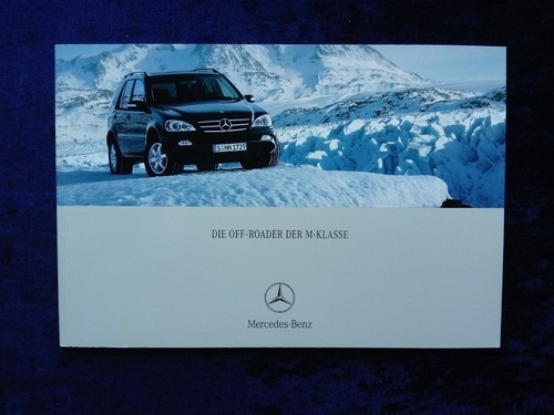 Mercedes class brochure - m-class,