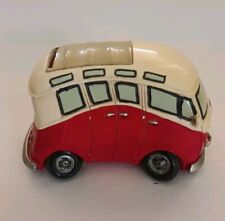 VW Campervan Concave Ceramic Money Box