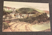 unused art postcard HOPE COVE