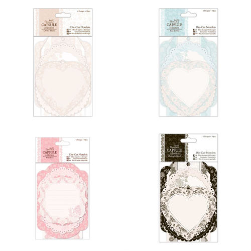 Papermania die cut notelets - cut,