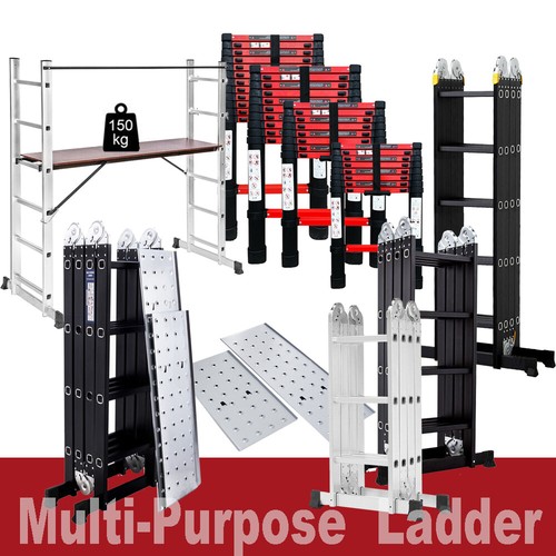 Aluminium telescopic ladder - telescopic,