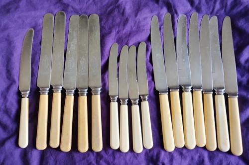 Vintage faux bone handle - vintage,