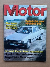 PEUGEOT 505 STI MOTOR MAGAZINE