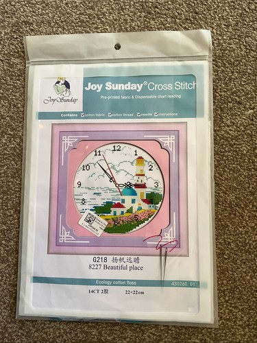 Joy sunday cross stitch kit - sunday,