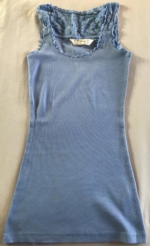 Fat face blue lace - lace, sleeveless
