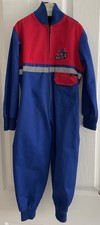 GDT Hi-Viz Tractor Jnr Overalls Boilersuit Kids Red Blue size 2-3 Years