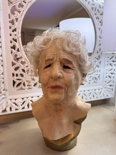 Realistic old woman - woman, latex