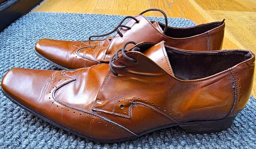 Black label brown leather - black,