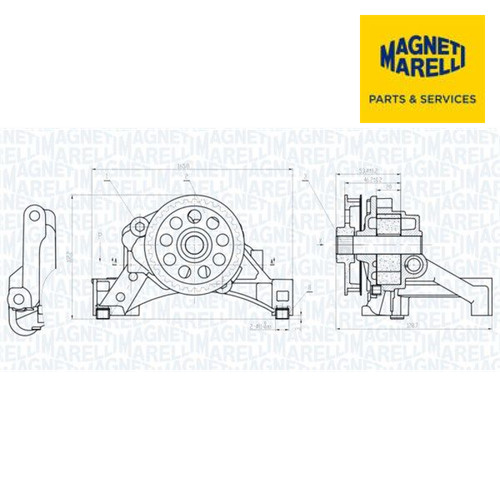 Oil pump magneti - pump, marelli