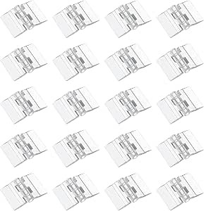 Clear plastic hinges - hinges, 35