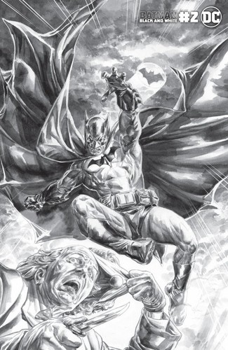 Batman black and white - black,