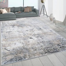 Beige Marble Rug Thick Soft