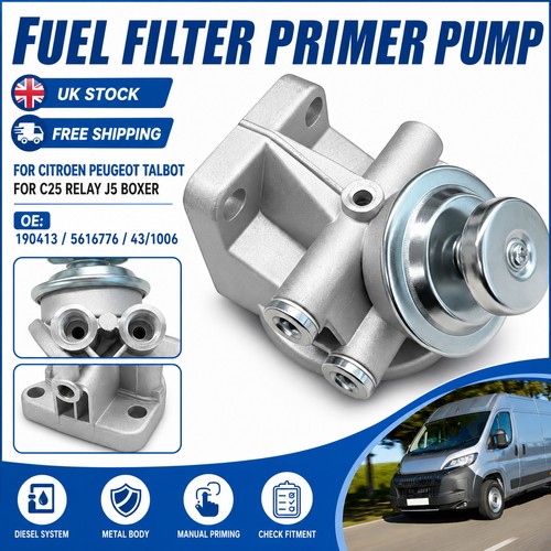 Fuel filter primer pump - fuel,