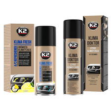 Air Con Bomb FRESH 150 ml & Air Conditioning Cleaner Foam 500 ml A/C Remove Odor