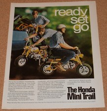 1969 Print Ad Honda Mini Trail