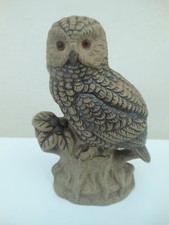 Stoneware pottery bird owl