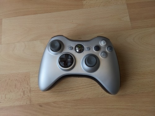Xbox 360 controller silver - xbox,