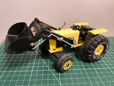 Vintage Tonka XMB-975 Yellow Farm Tractor W Front End Loader