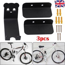 3X Bike Bicycle Cycling Pedal Tire Wall Mount Storage Hanger Stand Rack Mount
