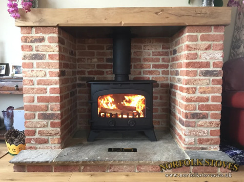 Yeoman county curved stove - yeoman,