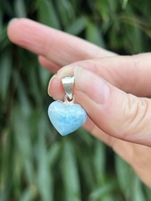 Larimar Heart Pendant AAA+