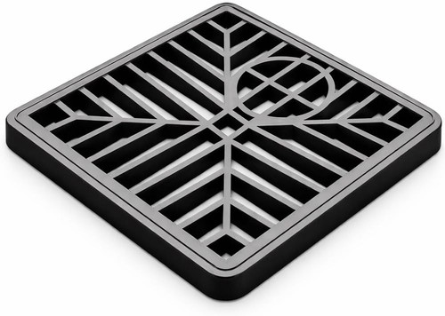 Square outdoor drain cover - outdoor,