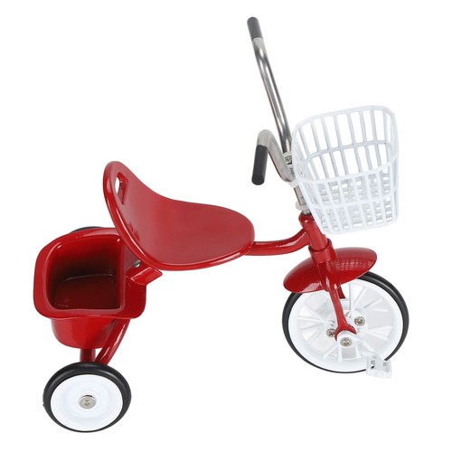 Red metal tricycle model three - model,