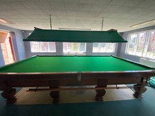 John Bennett 12ft Snooker Table with 4 Cues
